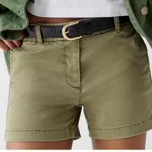 J Crew Chino Short Olive Green Size 4